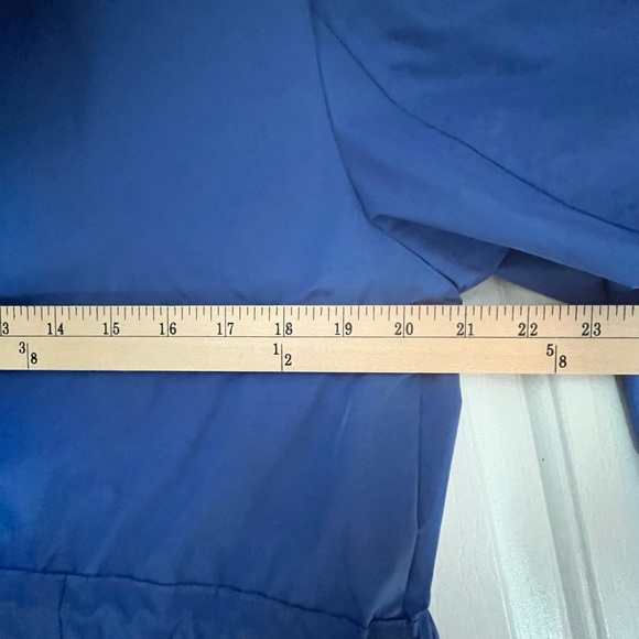 Fila Sport Jacket Windbreaker Rain With Hood Blue Size M - Picture 8 of 13